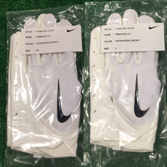 NEW NFL NIKE VAPOR JET WR FOOTBALL GLOVES LARGE XL